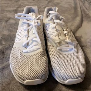Light Grey/silver and White Reebok